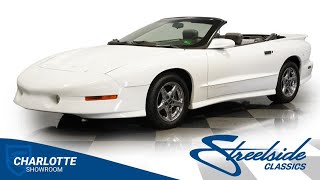Video Thumbnail for 1997 Pontiac Firebird Trans Am Convertible