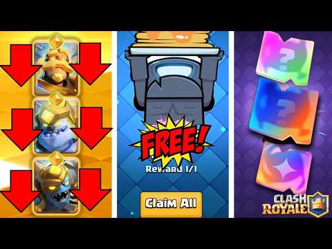 Free Mini Pekka Gift for EVERYONE! New Free Rewards, Free Hero, Balance Changes in Clash Royale!