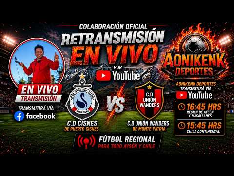 🔴 EN VIVO | C.D. Cisnes 🆚 C.D. Unión Wanders | Nacional Super Senior +40 FENFUR 2026 | Fecha 2