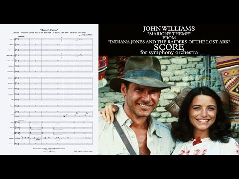 John Williams - "Marion's Theme" from "Indiana Jones I" Motion Picture. Score (Music Transcription).