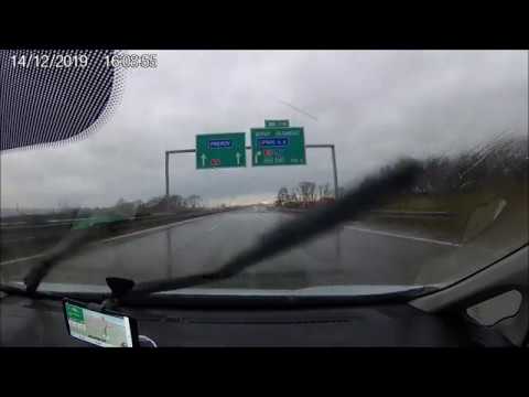Dálnice D1 Lipník-Přerov 14.12.2019