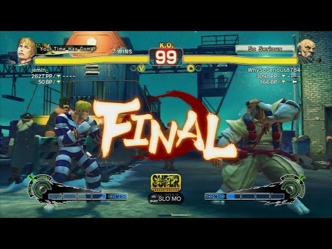 SSF4AE 2014 - Cody (jemin_) Vs Gouken (WhySoSerious)