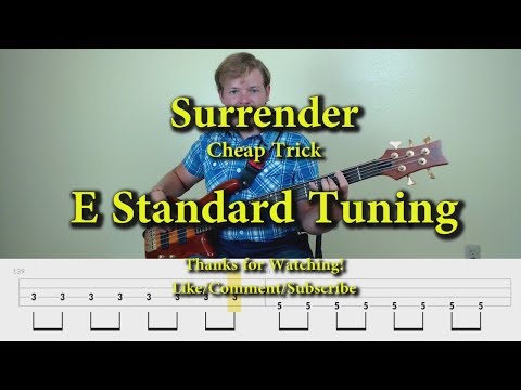 Surrender - Cheap Trick (Bass Cover with Tabs)