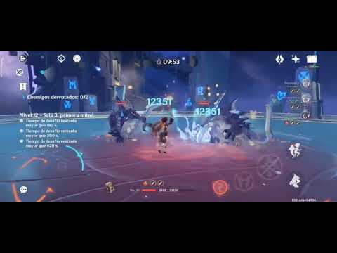 abyss 12-3 (1) speedrun GH LEADERBOARD (Genshin impact)