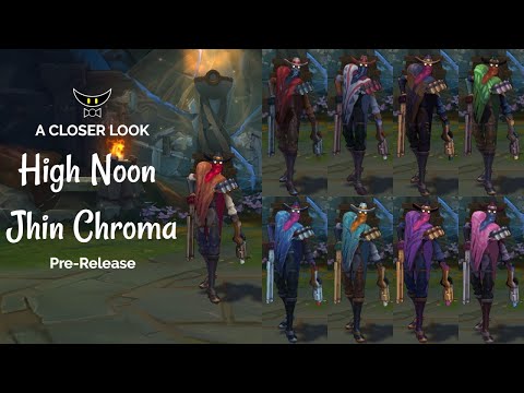 High Noon Jhin All Chromas (Pre-Release)