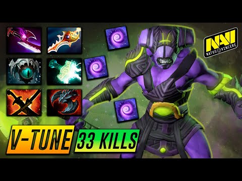 Na'Vi.V-Tune Faceless Void 33 KILLS - Dota 2 Pro Gameplay [Watch & Learn]