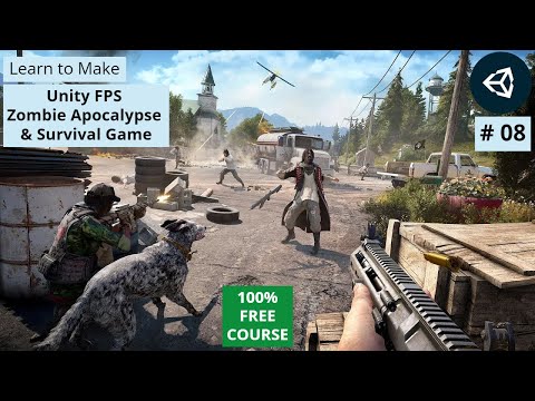 First Person Shooter Unity 3d Game Development Tutorial Create Zombies Apocalypse Survival Game