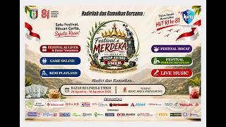 Download lagu LIVE Penutupan Festival Merdeka (Bazar Kuliner & UMKM) mp3