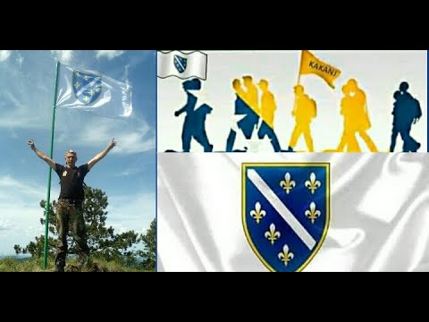 ŽEDNI VRH VOZUĆA. Zastava ljiljani. Jarbol sa zastavom ljiljani. Bosnian army