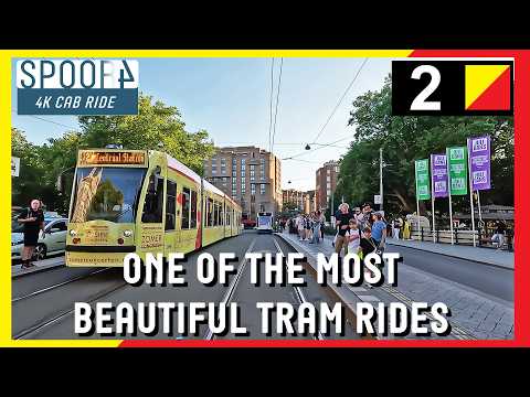 Cabinerit Tram 2 Amsterdam | Centraal Station - Oudenaardeplantsoen  | 4K Tram Driver Cabview