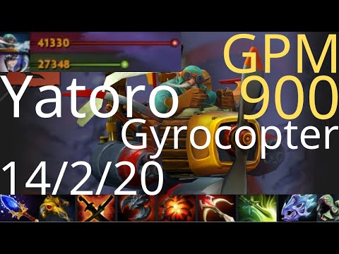 Yatoro Gyrocopter vs Razor, Luna, Beastmaster - TSpirit vs T1 g1 OGA dota2