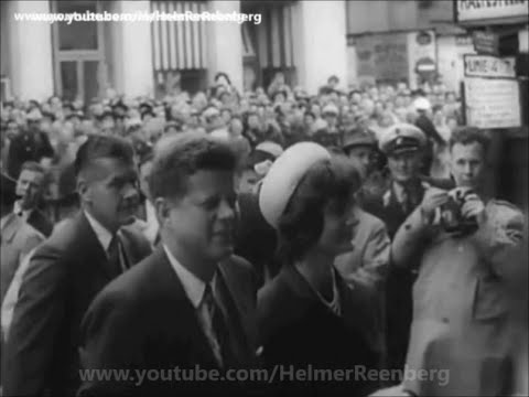 June 4, 1961 - President John F. Kennedy and wife Jacqueline attend mass in Vienna, Austria