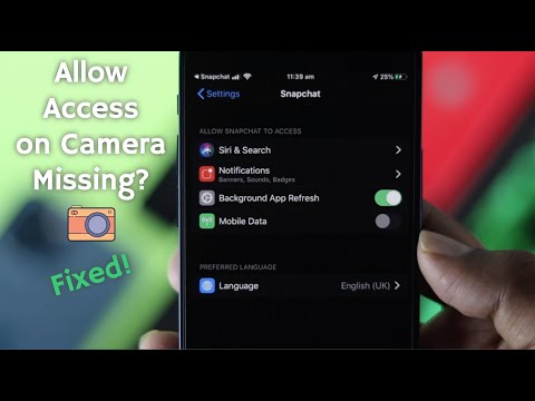 Fixed: Allow Access to Camera Missing on iPhone Apps!