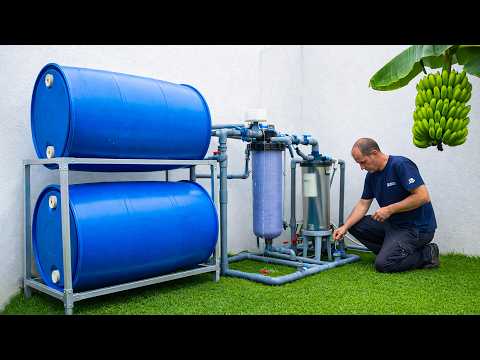I Never Have to Buy Water Again! Amazing 3-in-1 Invention from PVC Drain Pipe + Blue Barrel | Holic