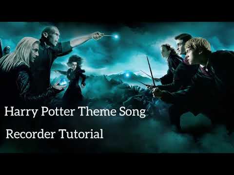 Harry Potter Theme Song Recorder Tutorial (With slow version)