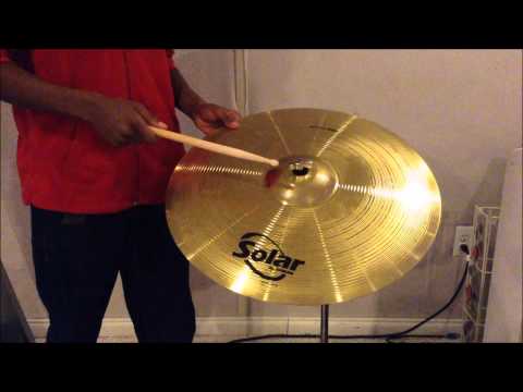 Review on Sabian Solar Ride 20 inch cymbal