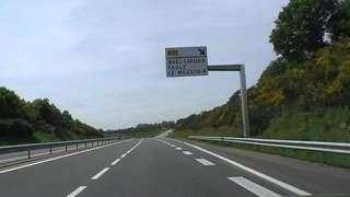 preview picture of video 'Driving Along The N164 & D787 From Lanhellen To Carhaix-Plouguer, France 31st May 2012'