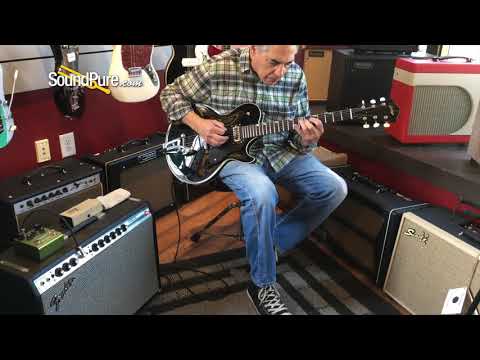 Collings Statesman LC Jet Black w/ LollarTron Pickups #17066 Quick 'n' Dirty