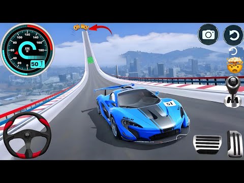 Ramp Car Stunts Racing Simulator 2024 - Crazy Car Stunt Driving Game -Android Gameplay.