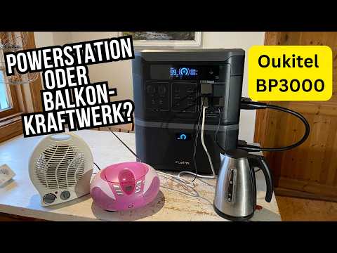 Powerstation oder Balkonkraftwerk: Oukitel BP3000E im Test