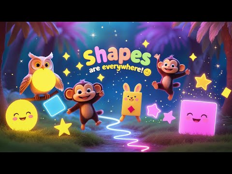 Learning Shapes Song: Shapes Are Everywhere! 🔵🔺⭐ Fun for Kids