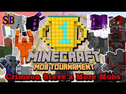 Crimson Steve's More Mobs Tournament | Minecraft Mob Battle