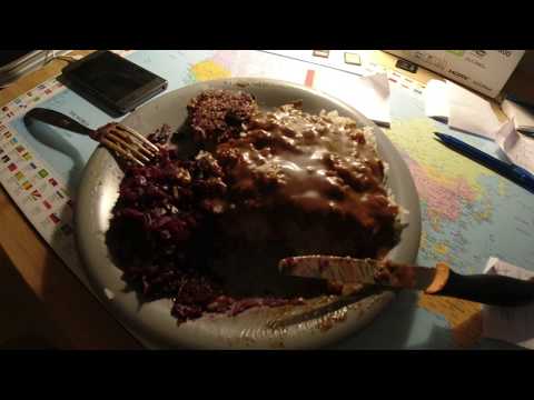 MongoTV_3633 - Danish Vlog - Min Natmad - Krebinet Med Ris - Brun Sovs og RØDKÅL