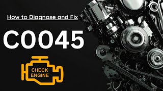 Meaning of OBD c0045