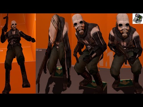 Half-Life 2: Combine Civil Protection Jump Down Height Test #HalfLife #HalfLife2 #Gaming