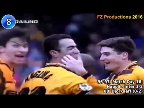 Youri Djorkaeff - 30 goals in Serie A (Inter 1996-1999)