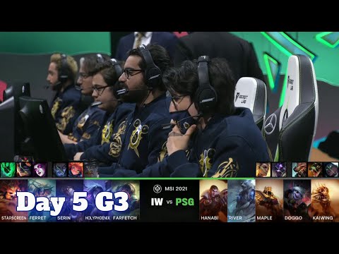 IW vs PSG - Day 5 LoL MSI 2021 Group Stage | İstanbul Wildcats vs PSG Talon full game