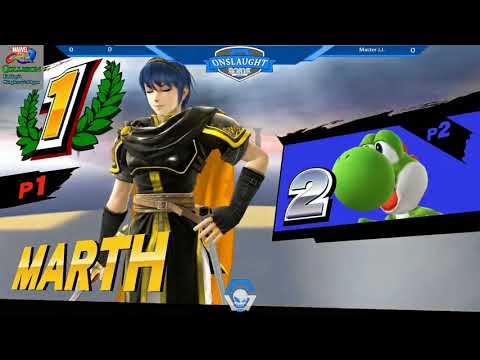 Onslaught 102 - Winner's Round 1: D (Marth) vs Master J.J. (Yoshi)