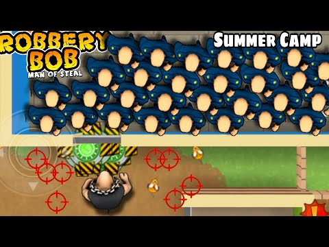 Robbery Bob : Summer Camp - Biffen Costume Use Teleport Mine And Teleport Mine Perfect Part 181
