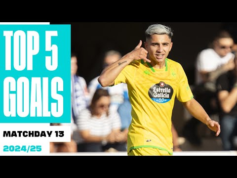 TOP GOLES Jornada 13 LALIGA Hypermotion 2024/2025