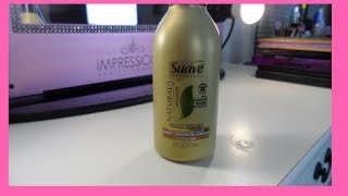 SUAVE PROFESSIONALS NATURAL INFUSION STRENGTHENING LIGHT LEAVE IN CREAM REVIEW!