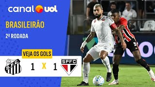 SANTOS E SÃO PAULO EMPATAM EM JOGO NA VILA BELMIRO EM JOGO COM PROTESTOS DA TORCIDA