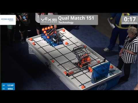 VEX Worlds 2016 - VEXIQ Elementary School - Technology - Qual 151 (1214P 999A) 80