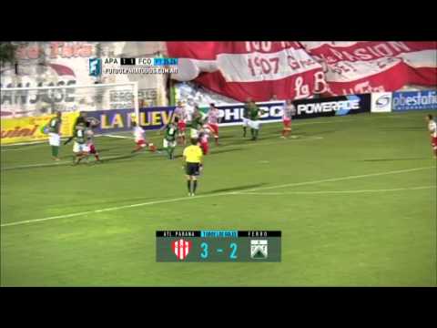 Los goles Atlético Paraná 3 Ferro 2.Fecha 1.Torneo Primera B Nacional 2015.FPT