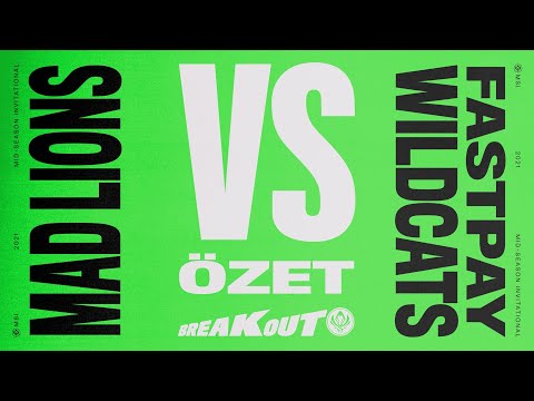 MAD Lions ( MAD ) vs fastPay Wildcats ( IW ) Maç Özeti | MSI 2021 Grup Aşaması 5. Gün