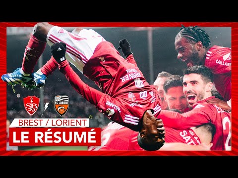 Brest 4-0 Lorient : Le résumé et les buts 🔴⚪