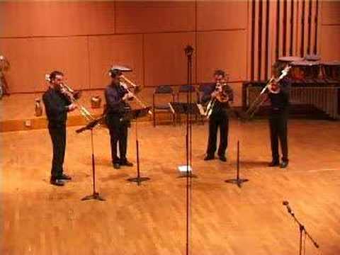 Quatuor de Trombones Anémos : études à 4 André Lafosse