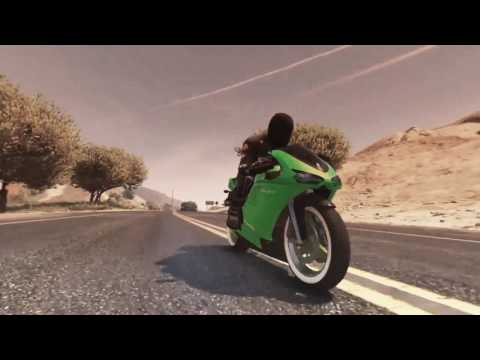 GTA 5 Moto GP Cinematic Race Track Showcase