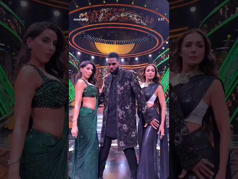 🥰 Nora Fatehi & Malaikaarora dance 💃 ♥️ 😍 with American singer #newsong #norafatehi #malaikaarora