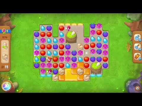 Gardenscapes 1276 Level - 16 moves - NO BooSTERS