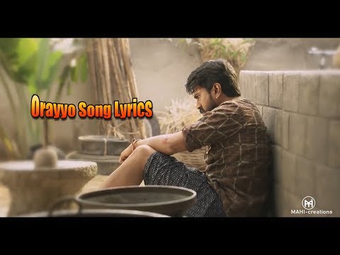 Orayyo Full Video Song || Rangasthalam Songs