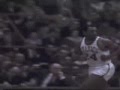 Sam Jones banks two shots over Oscar Robertson