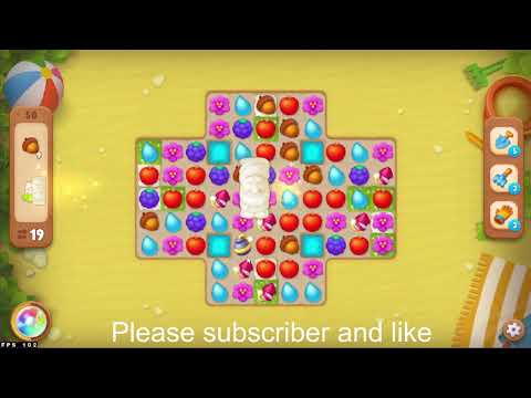 Gardenscapes Level 50 - Gameplay Walkthrough (Android, iOS, Bluestacks)