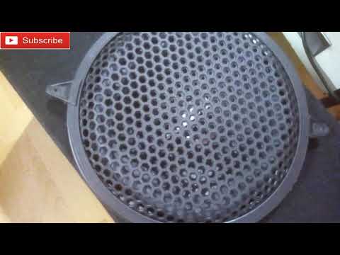 How To Install Speaker Grill On Car Subwoofer // The technoboy