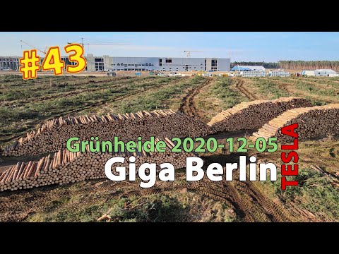 #43 Tesla Giga Berlin • 2020-12-05 • Gigafactory 4K