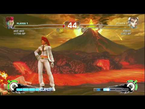 SSF4: aki0 (Viper) VS ANE00 (Chun-Li)